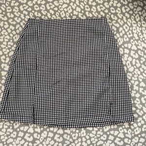 gingham skirt